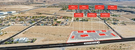 SEC Blue Diamond Rd & Tenaya Way, Las Vegas, NV - VUE AÉRIENNE  vue de carte - Image1