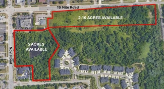 Plus de détails pour 0 W 10 Mile Rd, Novi, MI - Terrain à vendre