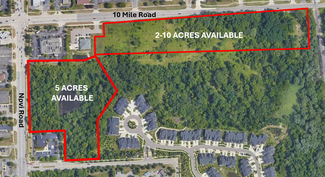Plus de détails pour 0 W 10 Mile Rd, Novi, MI - Terrain à vendre