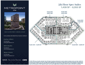 4600 S Ulster St, Denver, CO à louer Plan d’étage– Image 1 sur 1