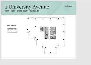 1 University Ave, Toronto, ON à louer Plan d’étage– Image 1 sur 1