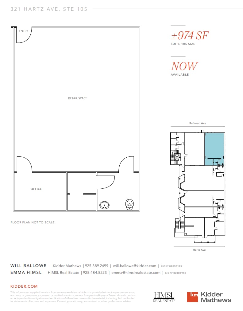 321 Hartz Ave, Danville, CA à louer Plan d’étage– Image 1 sur 1