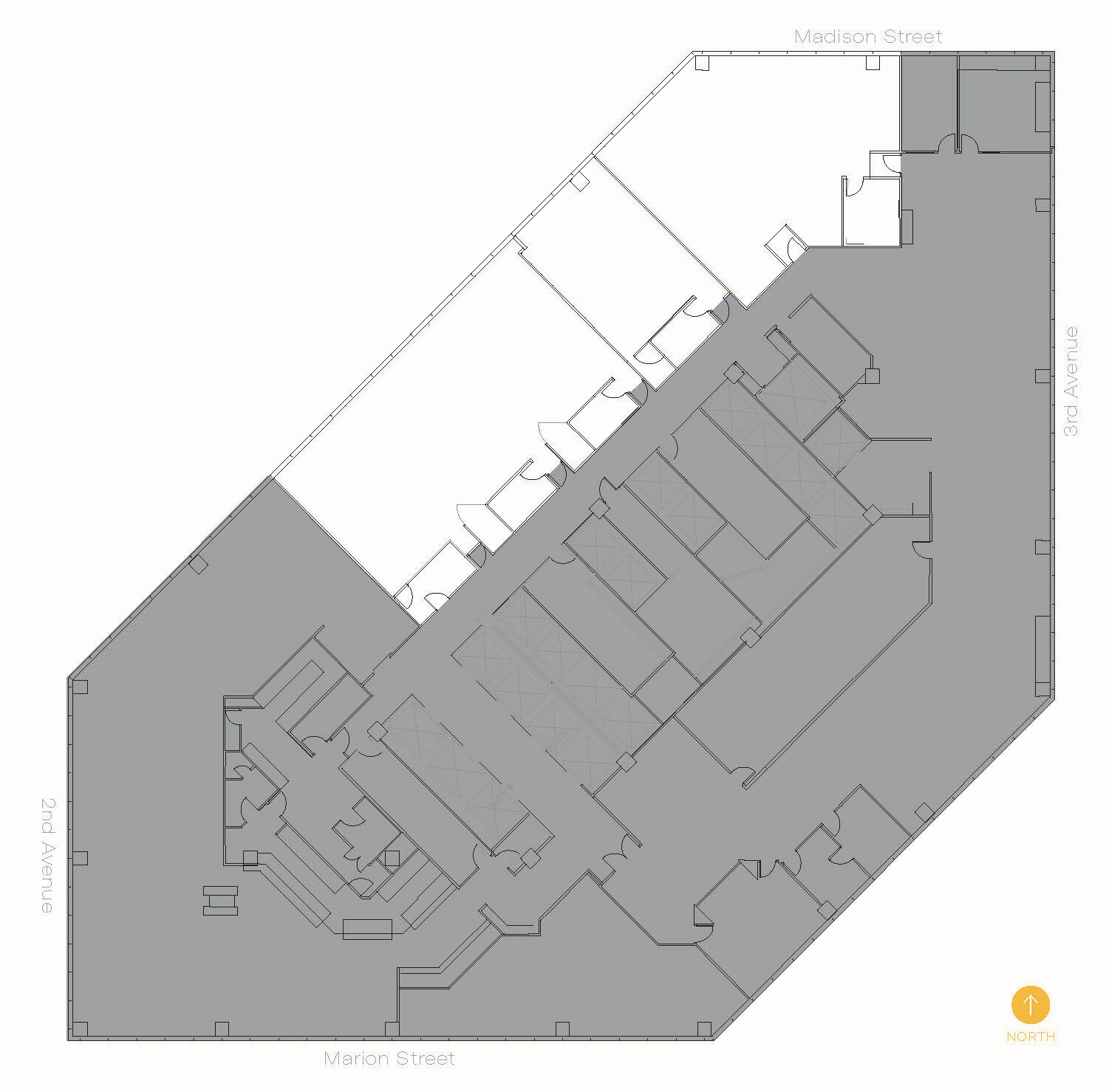 999 3rd Ave, Seattle, WA à louer Plan d’étage– Image 1 sur 1