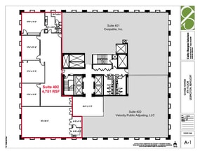 201 E Main St, Lexington, KY à louer Plan d’étage– Image 1 sur 1