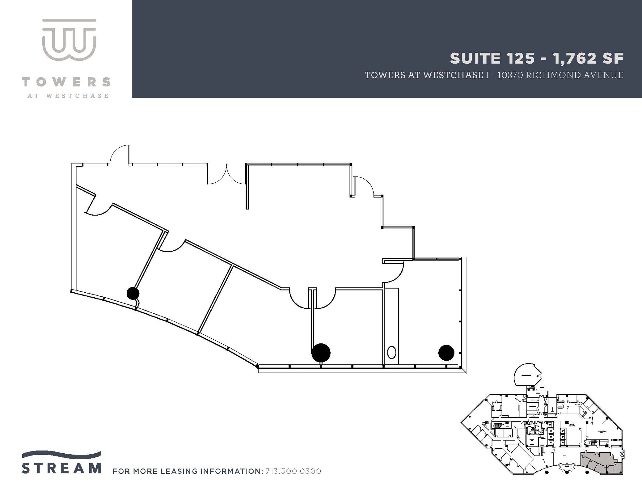 10370 Richmond Ave, Houston, TX à louer Plan d’étage– Image 1 sur 1