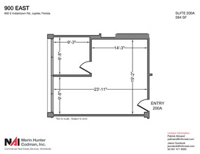 900 E Indiantown Rd, Jupiter, FL à louer Plan d’étage– Image 2 sur 3