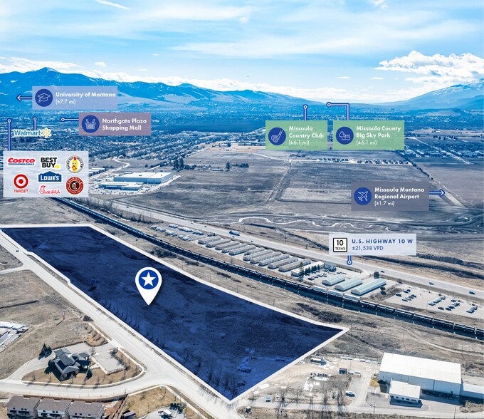 5065 Expressway, Missoula, MT à vendre - Aérien – Image 2 sur 3