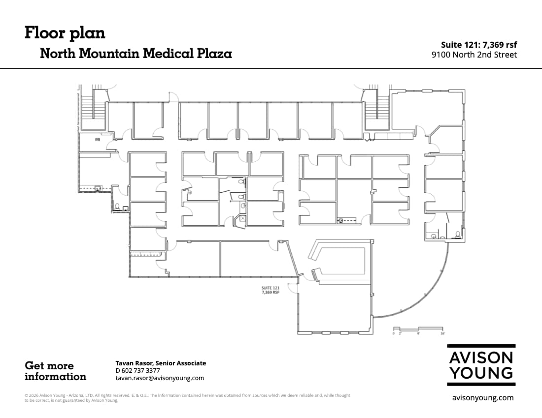 9100 N 2nd St, Phoenix, AZ à louer Plan d’étage– Image 1 sur 1