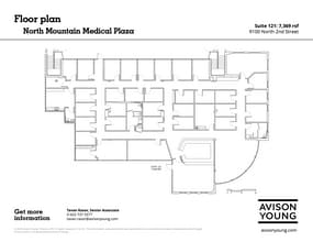 9100 N 2nd St, Phoenix, AZ à louer Plan d’étage– Image 1 sur 1