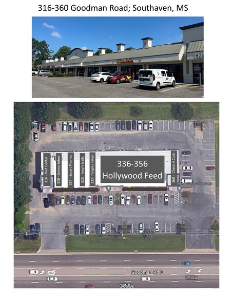 316-360 Goodman Rd, Southaven, MS à louer - Photo de l’immeuble – Image 2 sur 18