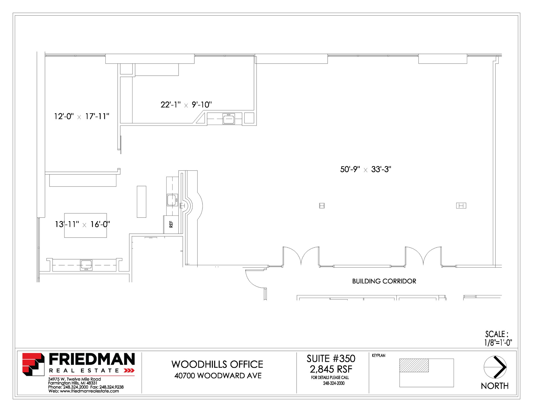 40700 Woodward Ave, Bloomfield Hills, MI à vendre Plan d’étage– Image 1 sur 2