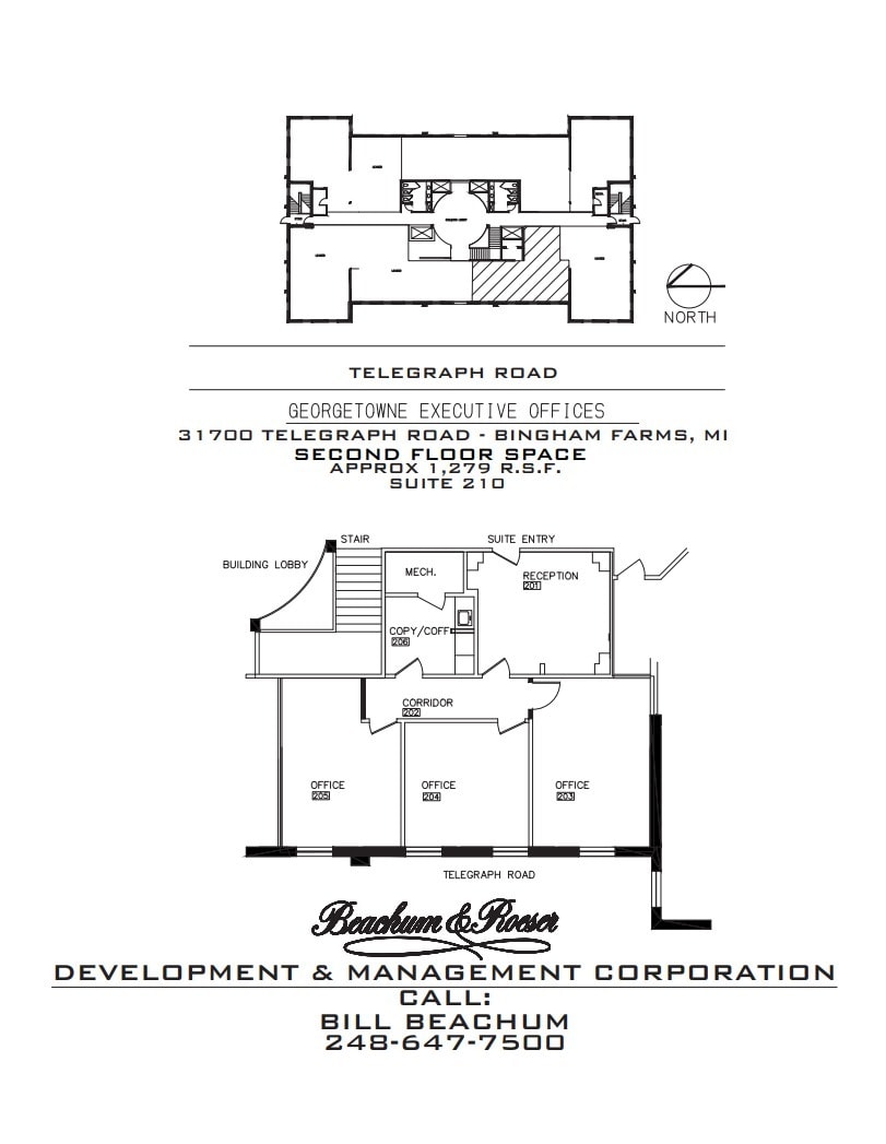 31700 Telegraph Rd, Bingham Farms, MI à louer Plan d’étage– Image 1 sur 1