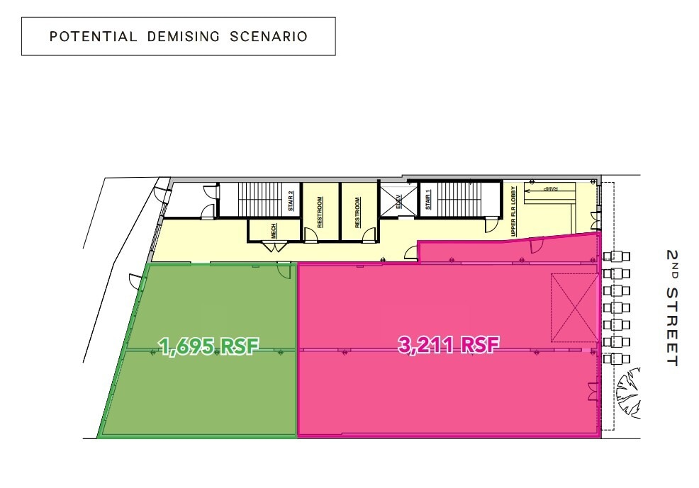 709-715 N 2nd St, Philadelphia, PA à louer Plan d’étage– Image 1 sur 2