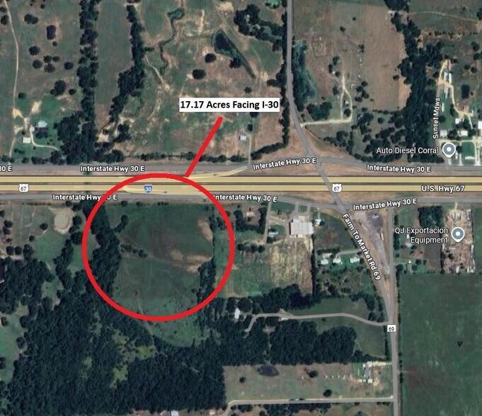 17 Acres Interstate 30, Sulphur Springs, TX à louer - Photo de l’immeuble – Image 2 sur 2