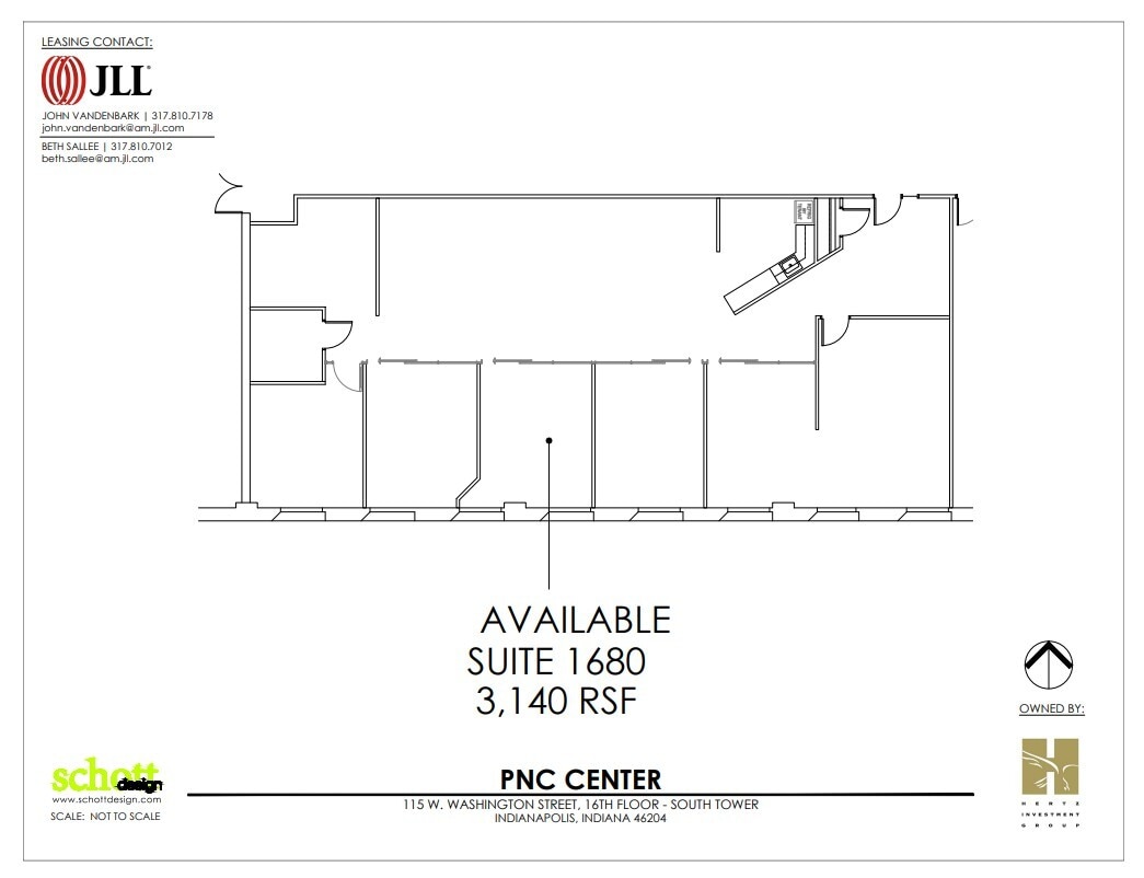 101-115 W Washington St, Indianapolis, IN à louer Plan d’étage– Image 1 sur 1