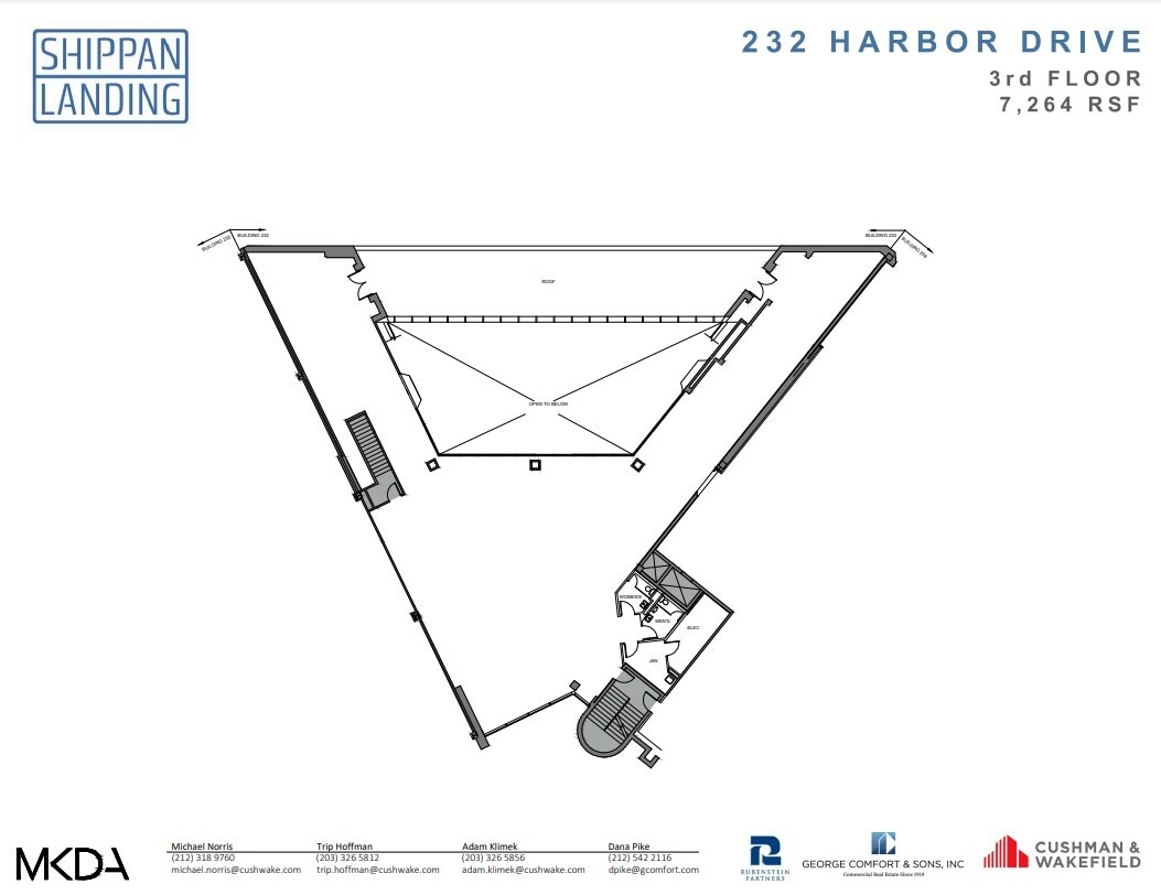 208 Harbor Dr, Stamford, CT à louer Plan d’étage– Image 1 sur 1