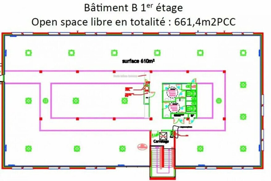 Bureau dans Lambersart à louer - Plan d’étage – Image 3 sur 5