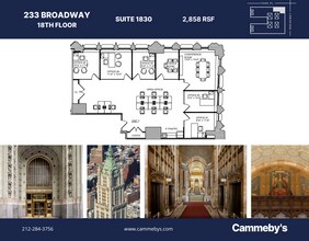 233 broadway, New York, NY à louer Plan d’étage– Image 1 sur 1