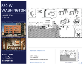 560-564 W Washington Blvd, Chicago, IL à louer Plan d’étage– Image 1 sur 7