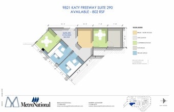 9821 Katy Fwy, Houston, TX à louer Plan de site– Image 1 sur 1