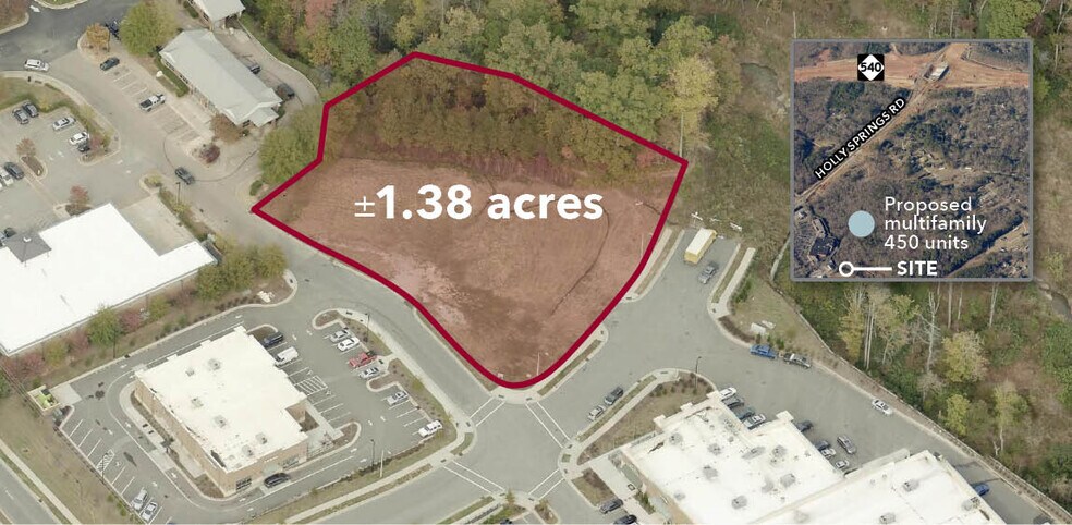 201 Matthews Dr, Holly Springs, NC à vendre - Aérien – Image 2 sur 6