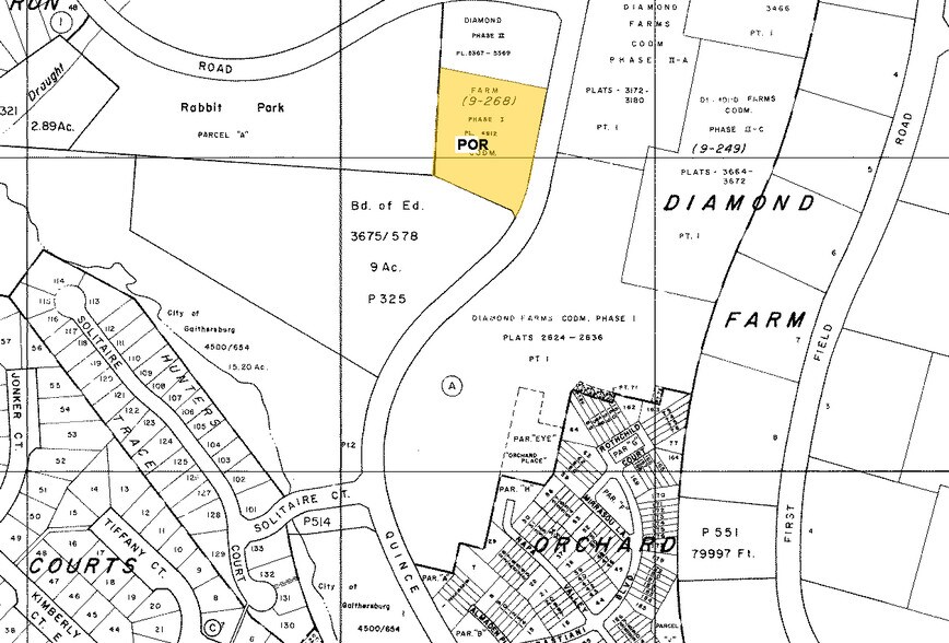 847 Quince Orchard Blvd, Gaithersburg, MD à louer - Plan cadastral – Image 3 sur 4