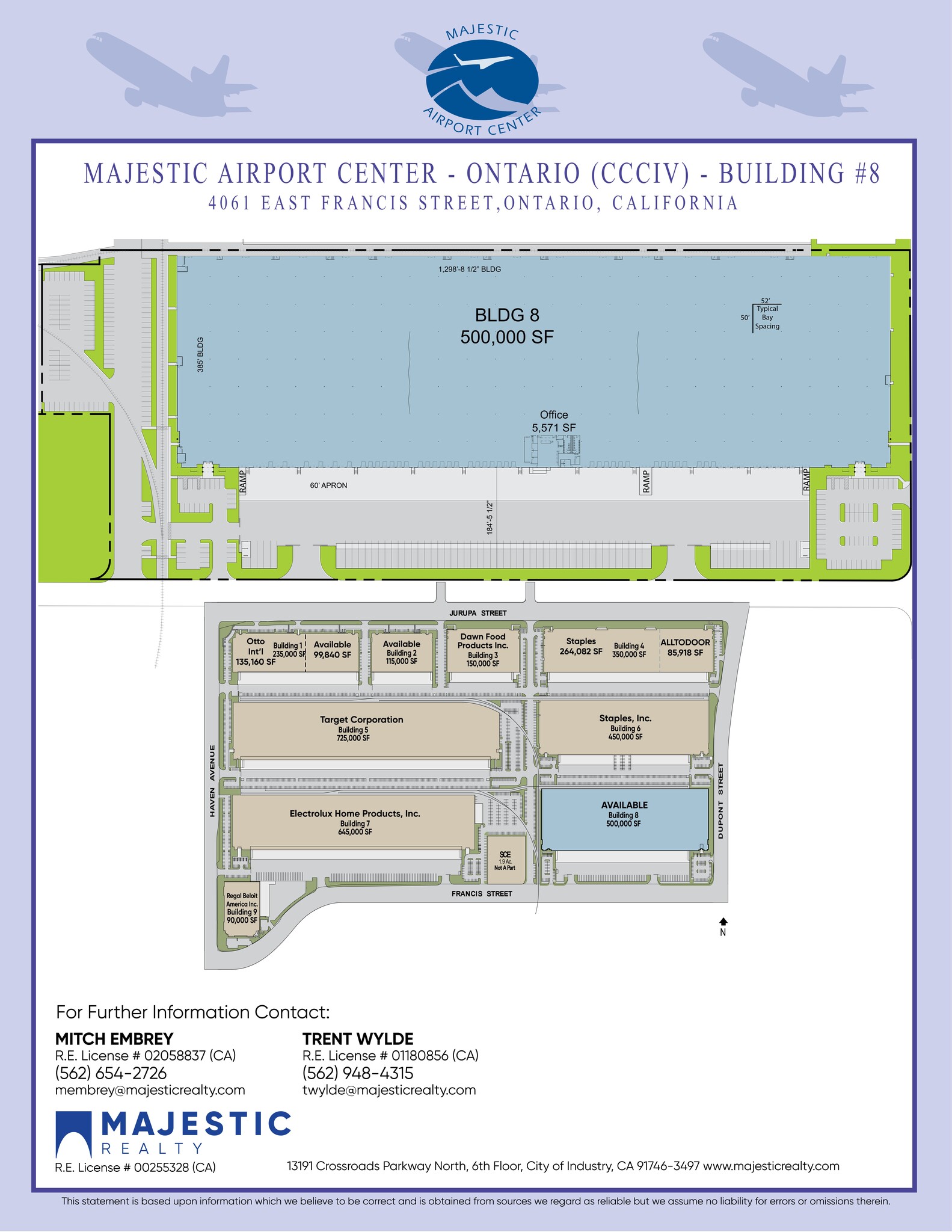 4061 E Francis St, Ontario, CA à louer Plan de site– Image 1 sur 1