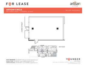 2973 W 7th St, Fort Worth, TX à louer Plan d’étage– Image 1 sur 6