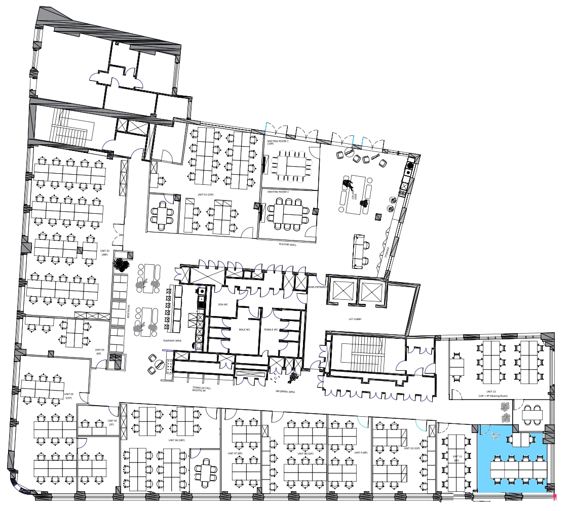 11 Slingsby Pl, Londres à louer Plan d’étage– Image 1 sur 1