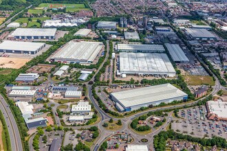 Third Ave, Burton On Trent, STS - VUE AÉRIENNE  vue de carte