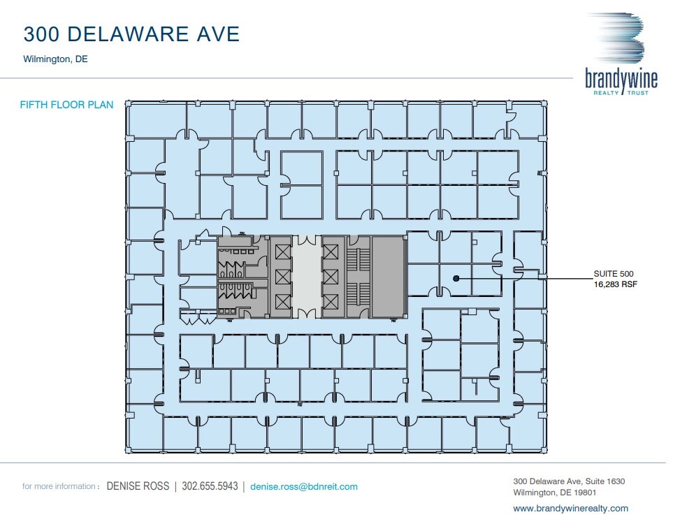 300 Delaware Ave, Wilmington, DE à louer Plan d’étage– Image 1 sur 1