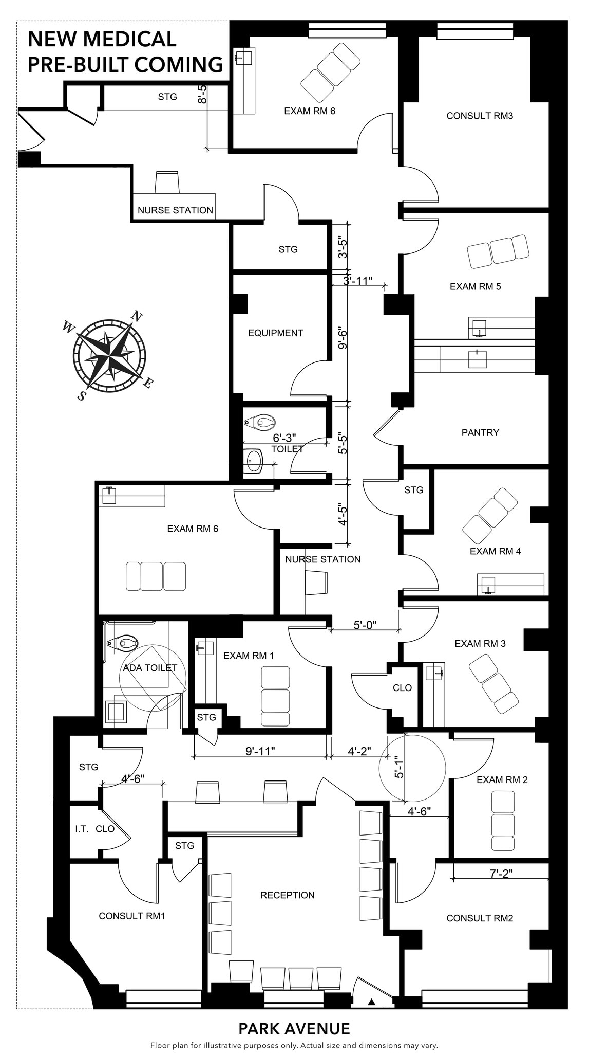 40 Park Ave, New York, NY à louer Plan d’étage– Image 1 sur 1
