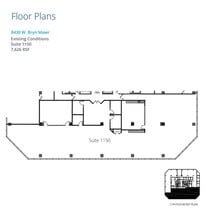 8410 W Bryn Mawr Ave, Chicago, IL à louer Plan d’étage– Image 1 sur 2