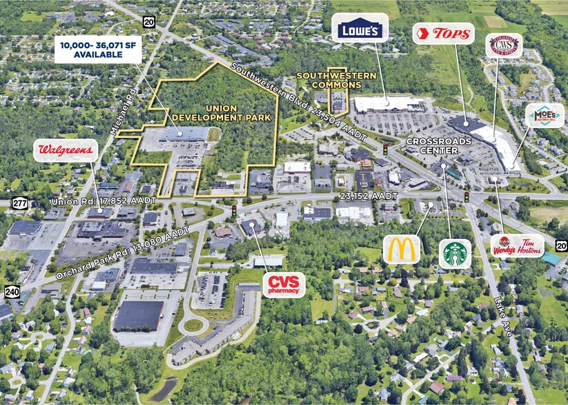 3065 Union Rd, Orchard Park, NY à louer - Aérien – Image 2 sur 5