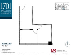 1701 E Woodfield Rd, Schaumburg, IL à louer Plan d’étage– Image 1 sur 1