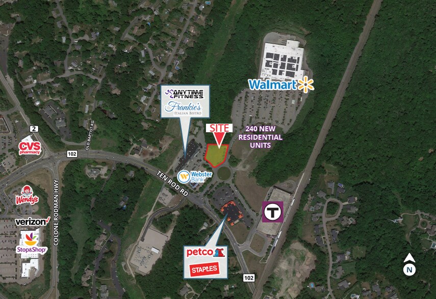 1035 Ten Rod Rd, North Kingstown, RI à louer - Aérien – Image 1 sur 3