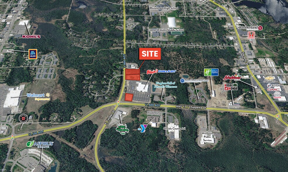 NWC Highway 17 & Timber Dr, Rhinelander, WI à vendre - Photo principale – Image 1 sur 3