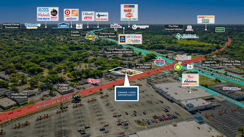 939 Arlington Rd N, Jacksonville, FL à vendre - Photo de l’immeuble – Image 3 sur 5