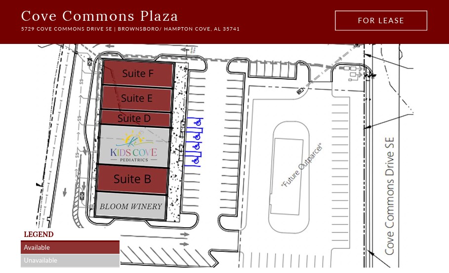5729 Cove Commons Drive SE, Brownsboro, AL à louer - Plan de site – Image 2 sur 2