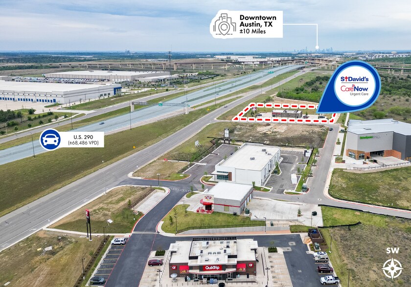 10104 US Highway 290 E, Manor, TX à vendre - Aérien – Image 2 sur 3