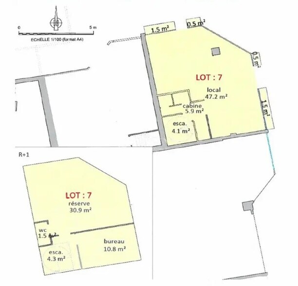 Local commercial dans Juvignac à louer - Plan d’étage – Image 2 sur 2