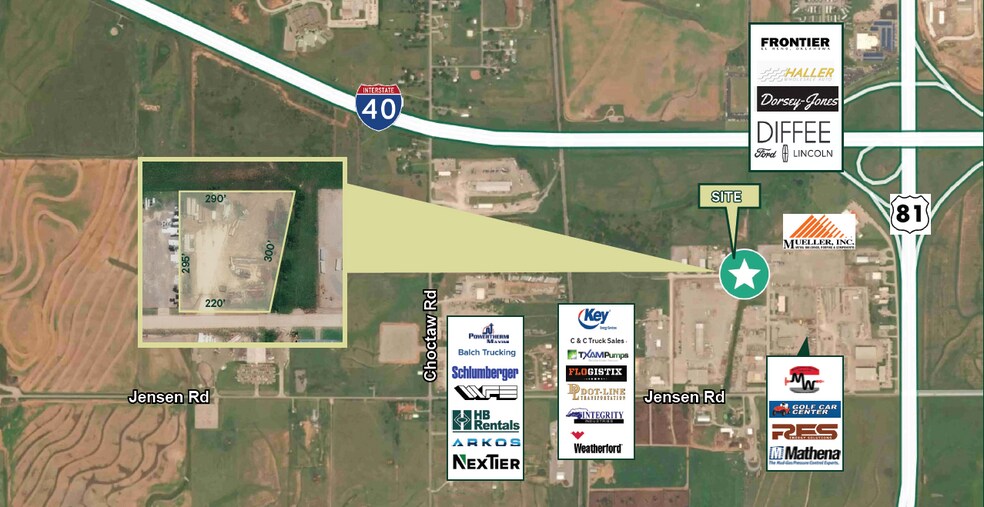 SE 35th Street & Valley Park Dr, El Reno, OK à vendre - Aérien – Image 3 sur 3