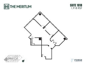 12221 Merit Dr, Dallas, TX à louer Plan d’étage– Image 1 sur 1
