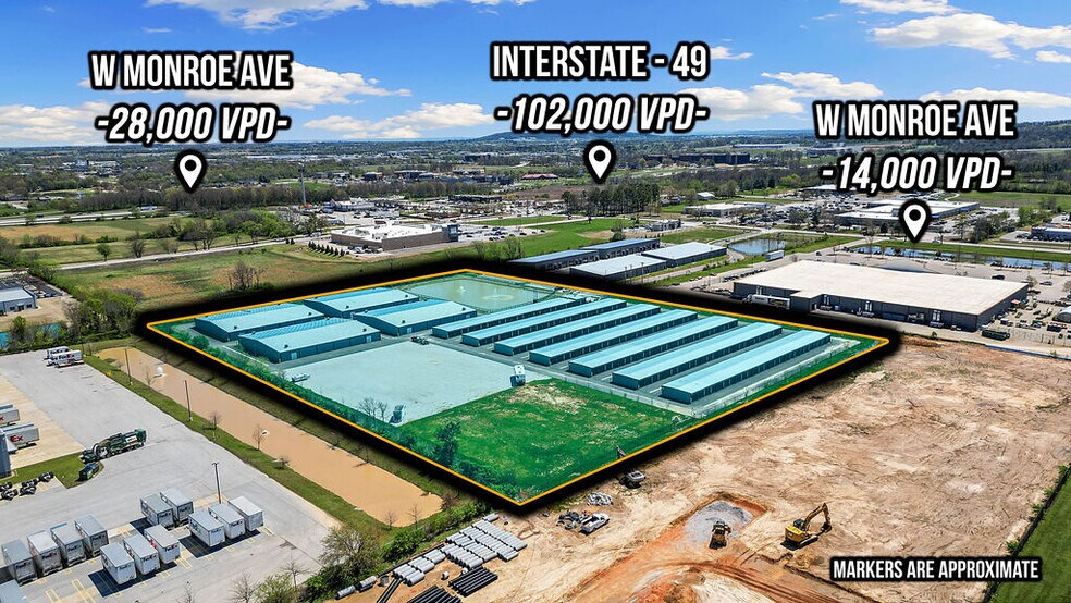Lowell Commerce Park Ave, Lowell, AR à vendre - Photo de l’immeuble – Image 1 sur 11