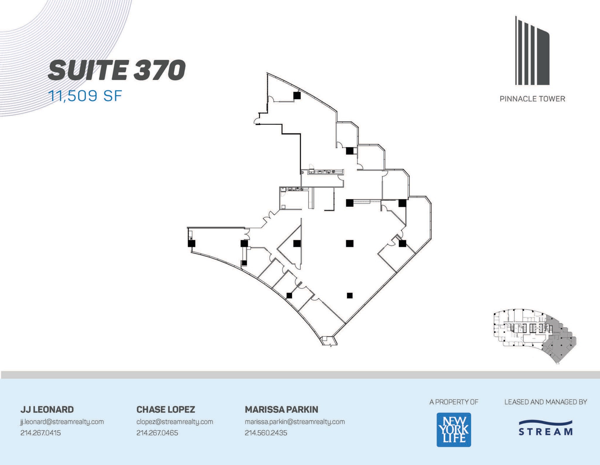 5005 Lyndon B Johnson Fwy, Dallas, TX à louer Plan d’étage– Image 1 sur 2