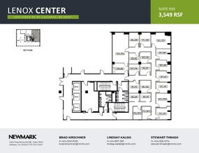 3355 Lenox Rd NE, Atlanta, GA à louer Plan d’étage– Image 1 sur 1