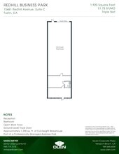15441 Red Hill Ave, Tustin, CA à louer Plan d’étage– Image 1 sur 1