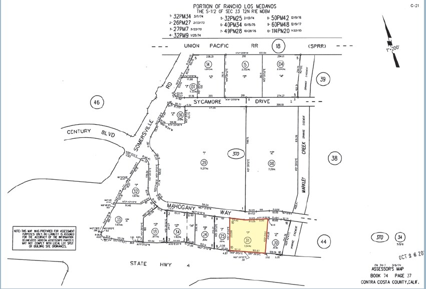 2350 Mahogany Way, Antioch, CA à vendre - Plan cadastral – Image 3 sur 3