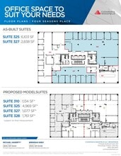 21 Four Seasons Pl, Toronto, ON à louer Plan d’étage– Image 1 sur 1