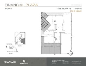7730 E Belleview Ave, Greenwood Village, CO à louer Plan d’étage– Image 1 sur 2